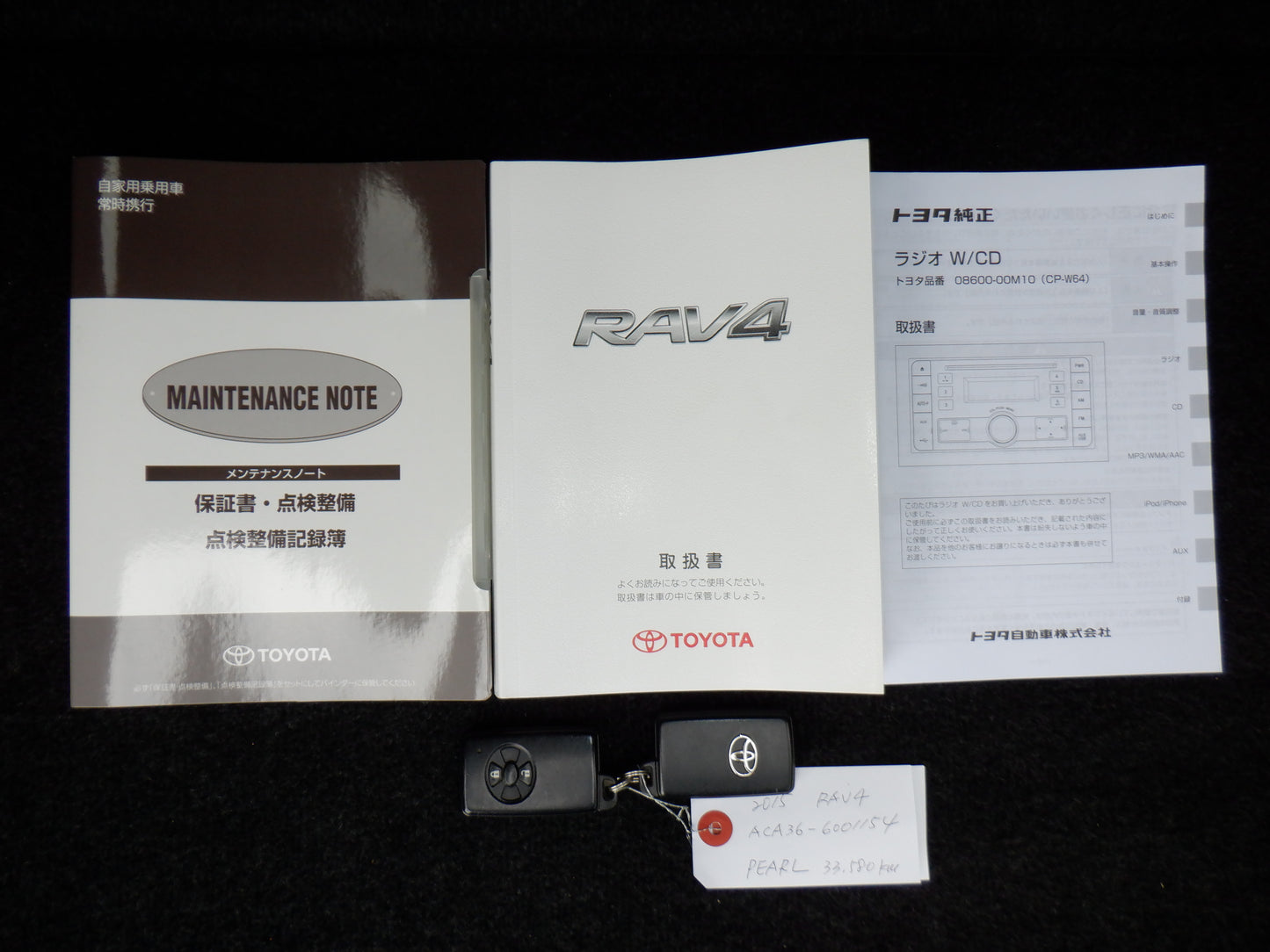 1035 TOYOTA RAV4 STYLE 2015 ACA36-6001154
