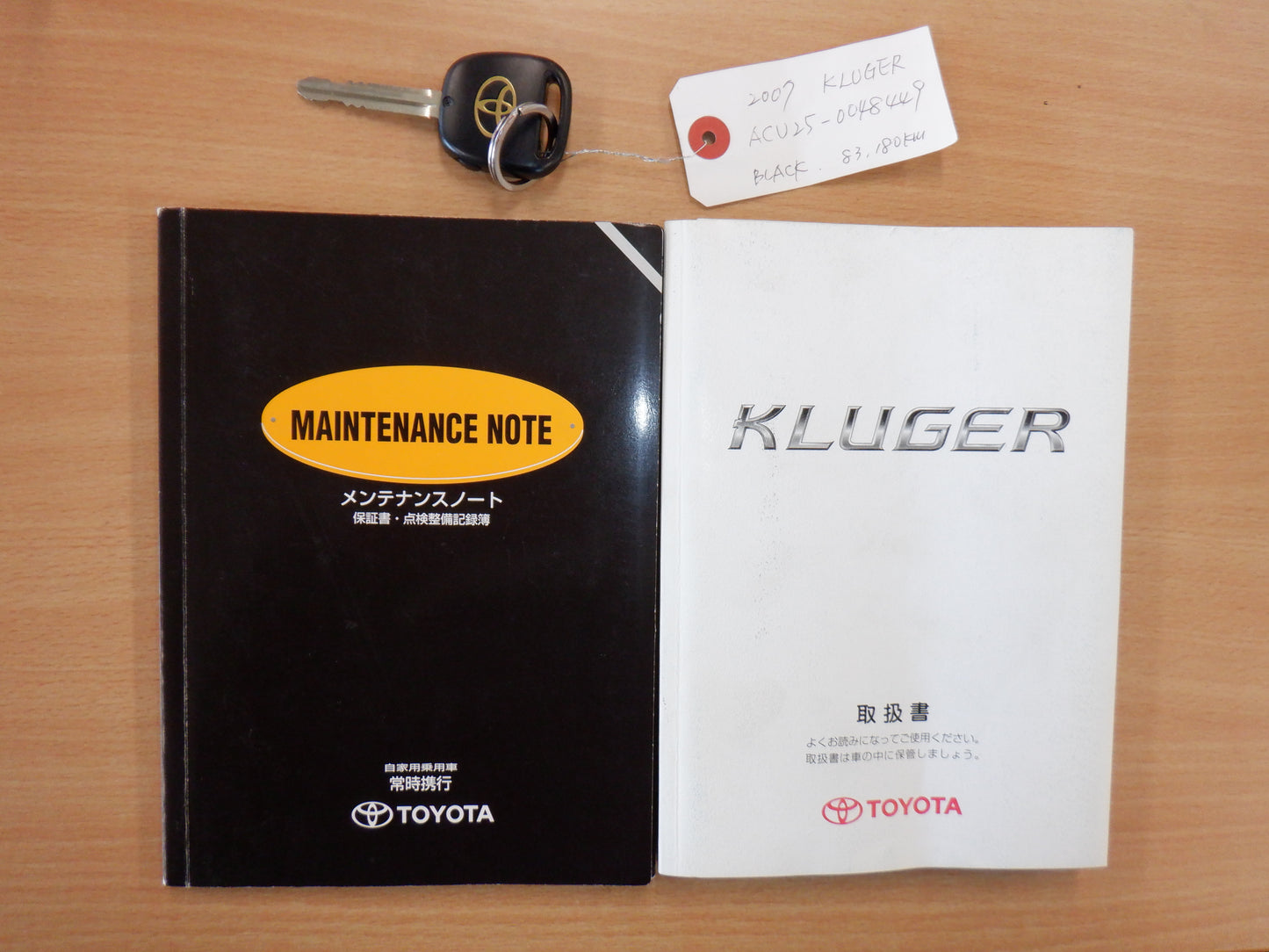 1011 TOYOTA KLUGER L 2.4S FOUR 2007 ACU25-0048449