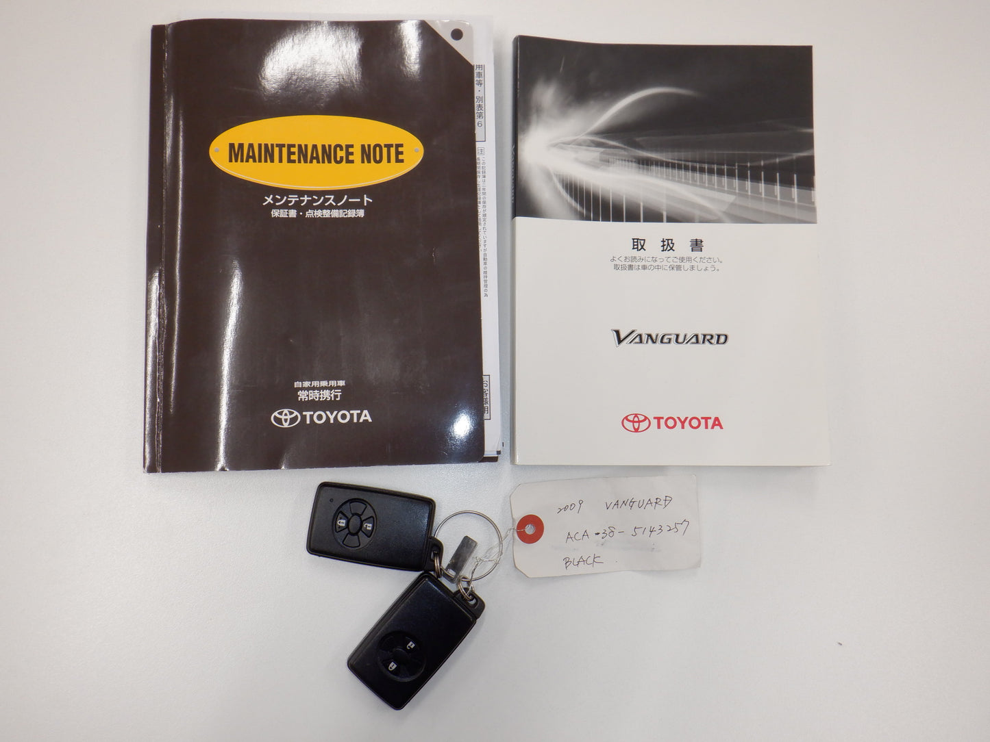 853 TOYOTA VANGUARD 2009 ACA38-5143257
