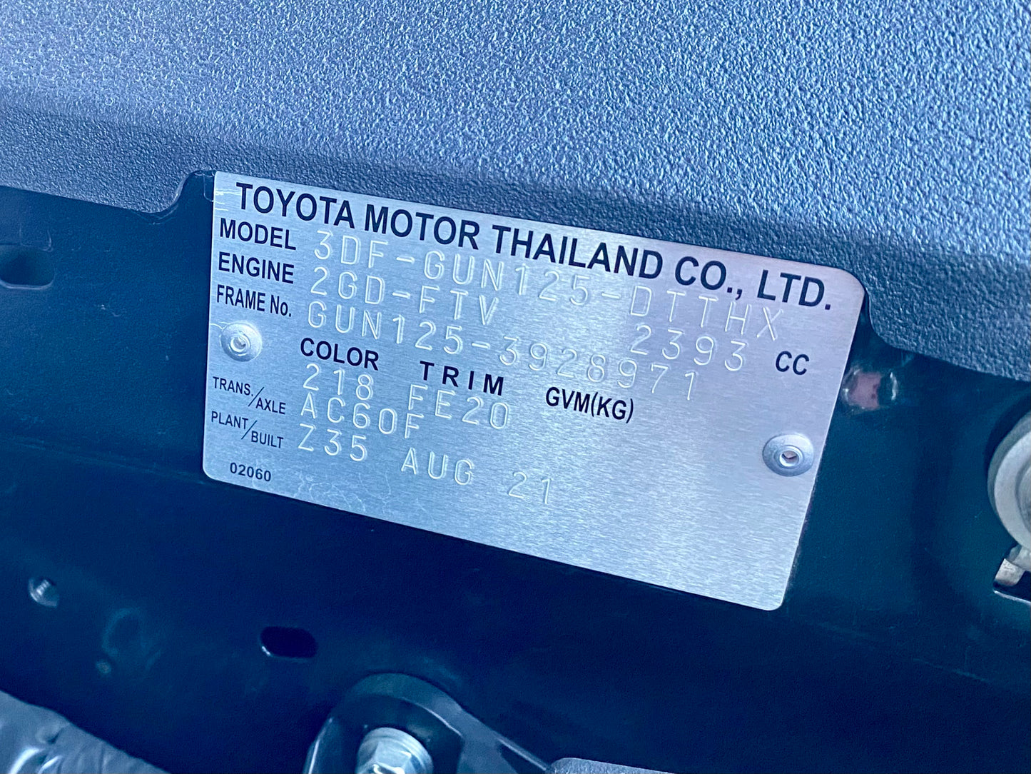 621. Toyota Hilux Z 2021