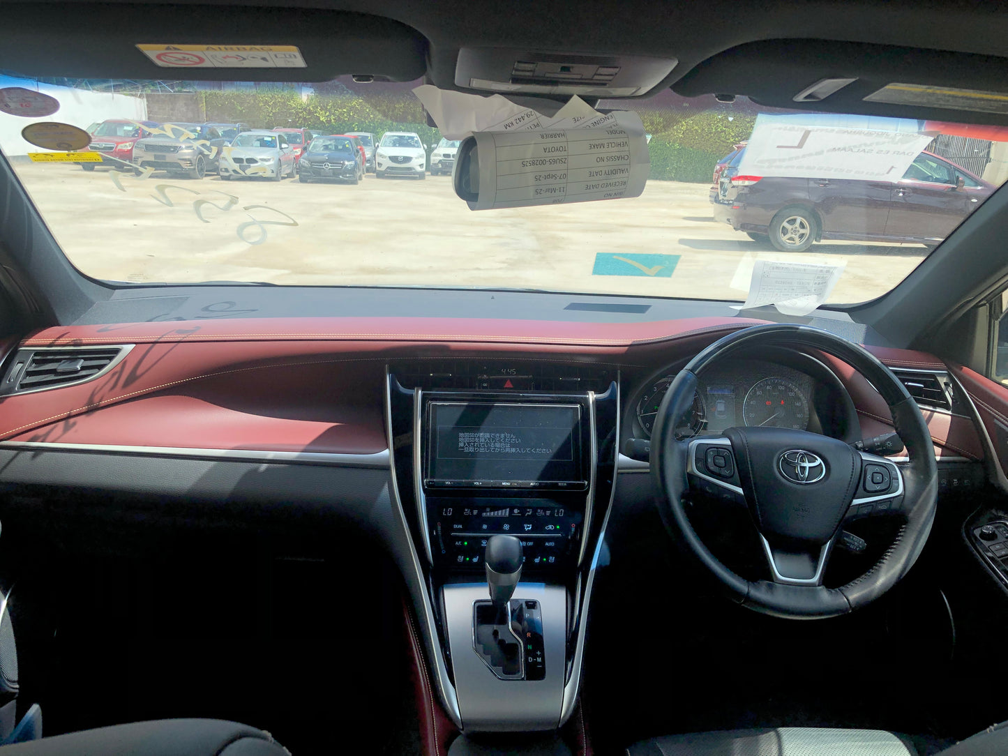 708. Toyota harrier Premium metal and leather package 2017