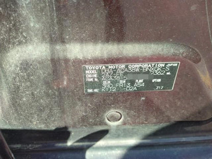 1004.TOYOTA VANGUARD 240S S PACKAGE	2013 Milage:220,290Km