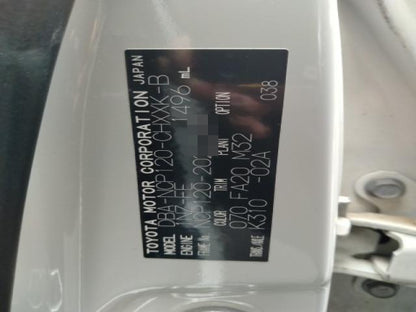 1054 TOYOTA RACTIS X 2011 Milage: 91,724 Km
