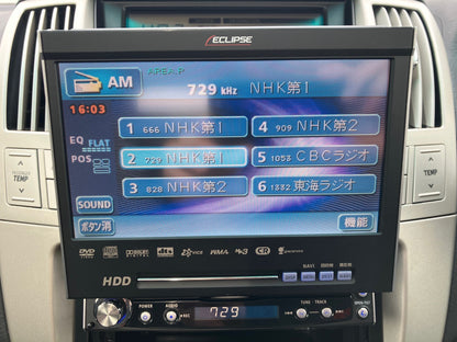 1050 TOYOTA HARRIER 240G 2007 ACU30-0078277