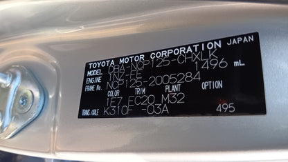 892. TOYOTA RACTIS LEPICE 2011