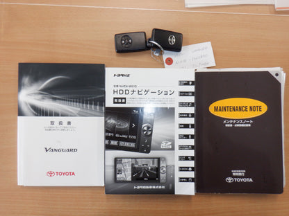 1025.TOYOTA VANGUARD 240S S PACKAGE 2012 ACA38-5220830