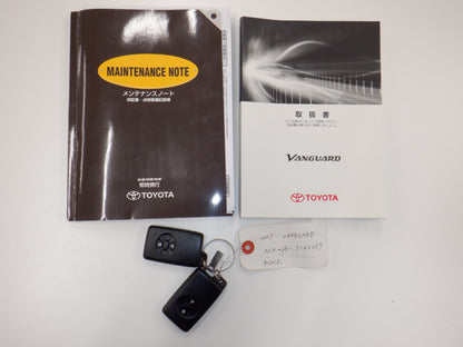853 TOYOTA VANGUARD 2009 ACA38-5143257